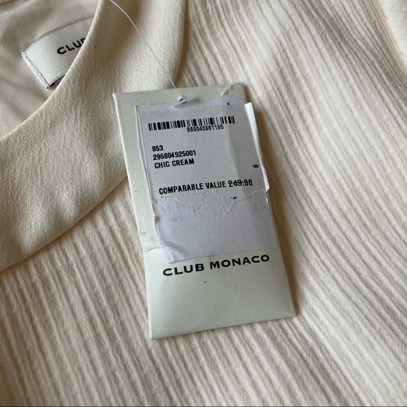 Club Monaco Cream Sheath Dress size 6 - Picture 9 of 11